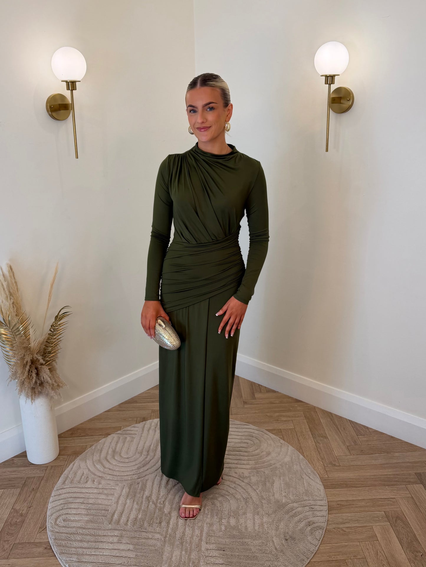 Winja Draped Maxi Dress
