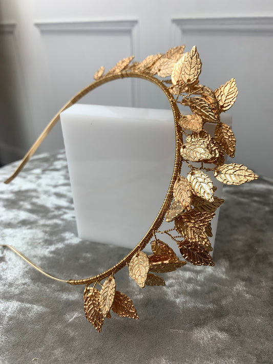 Rose Gold Leaf Hairband