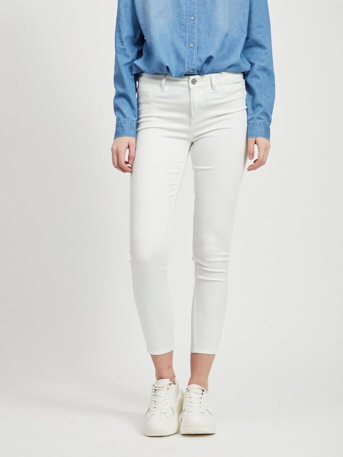 Vila White Skinny Jeans