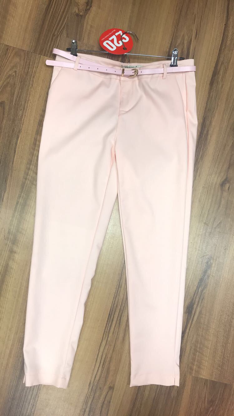 Baby pink trousers