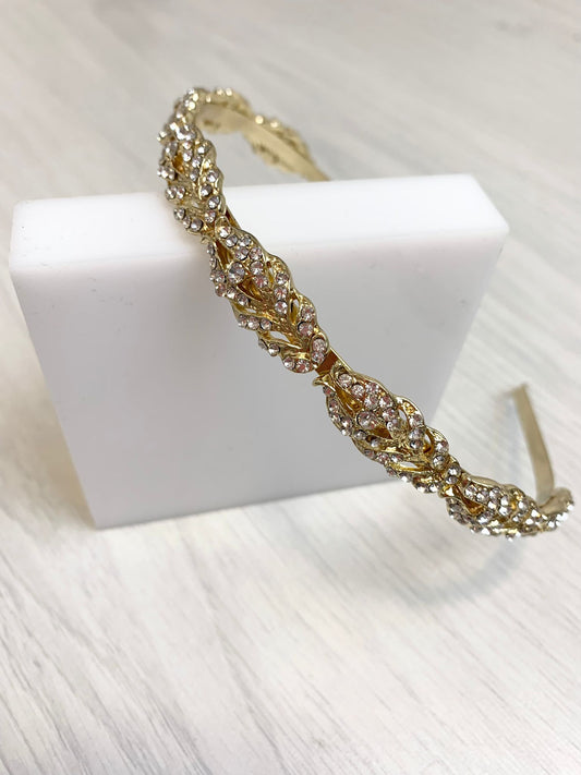 Gold Diamanté Hairband