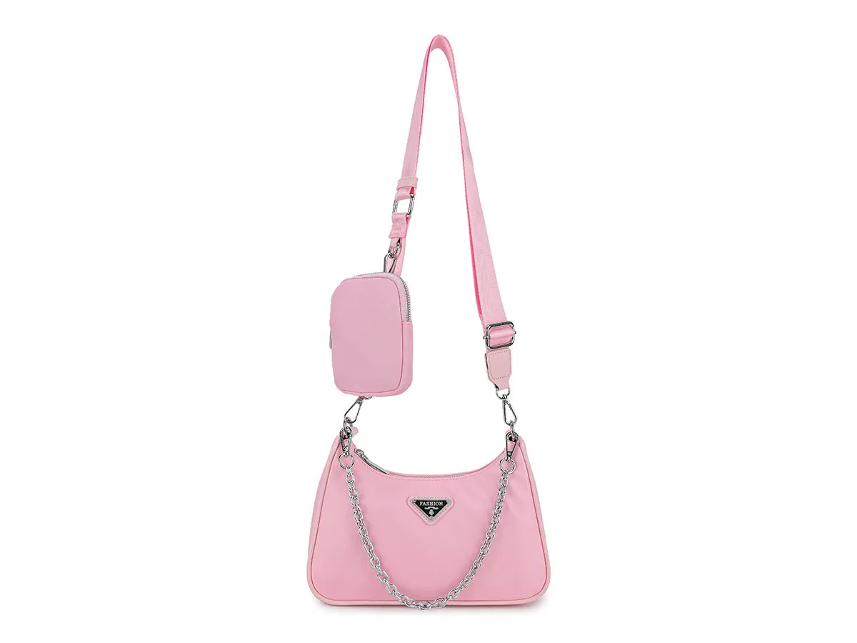 Pink Crossbody handbag